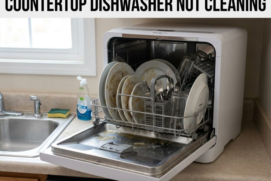 Countertop Dishwasher Not Cleaning