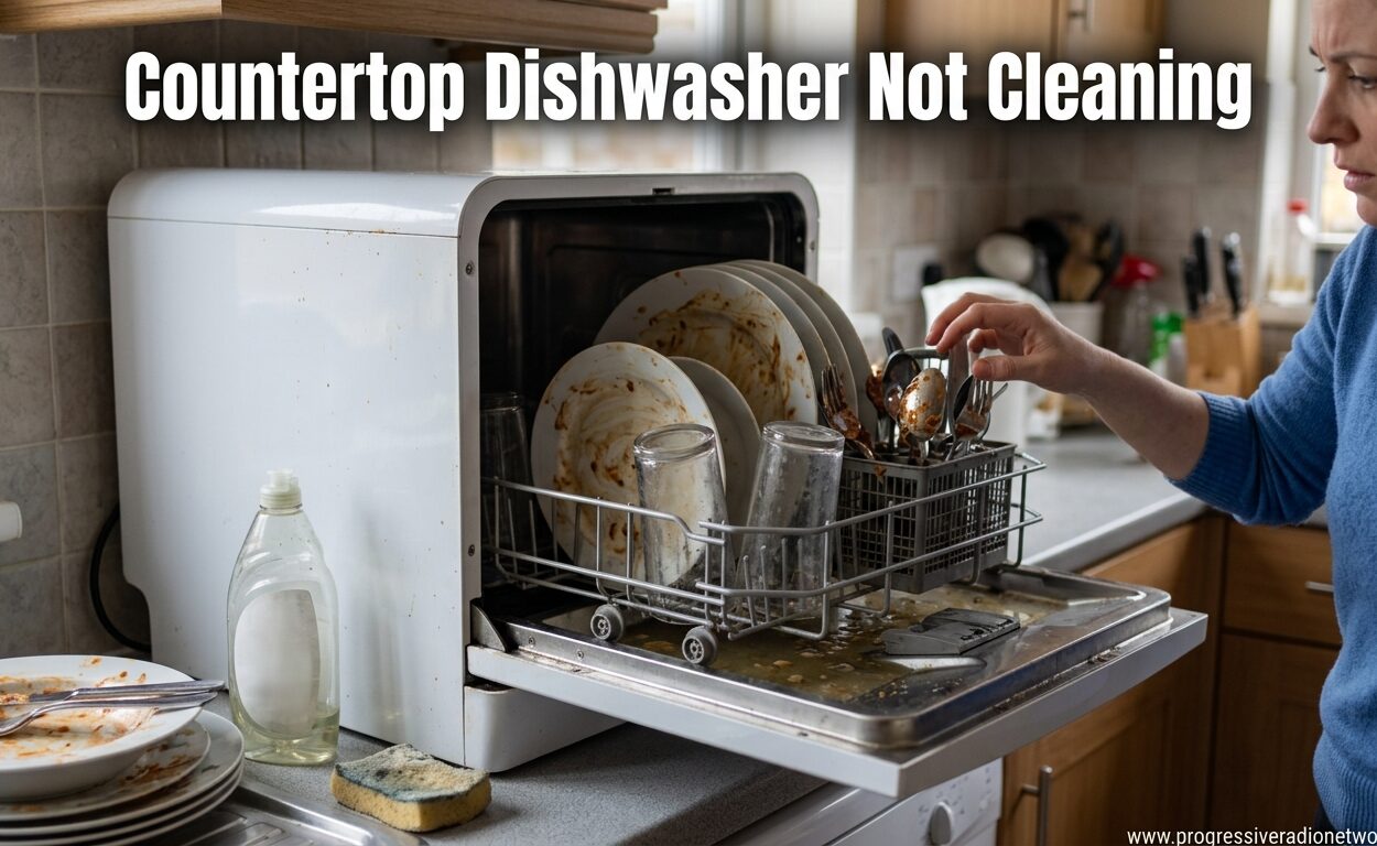 Countertop Dishwasher Not Cleaning