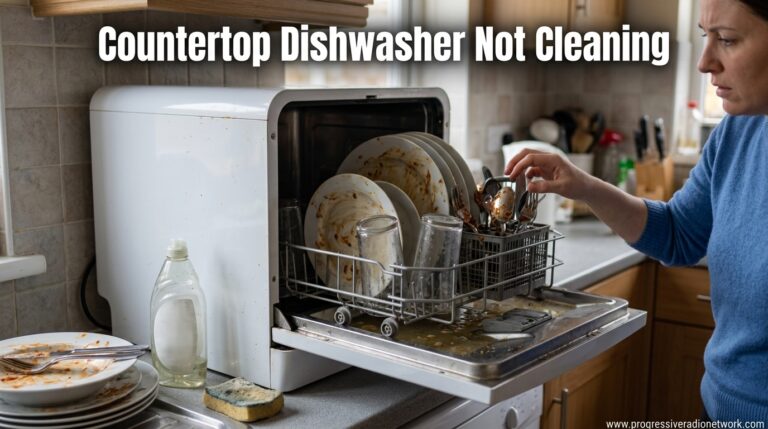 Countertop Dishwasher Not Cleaning