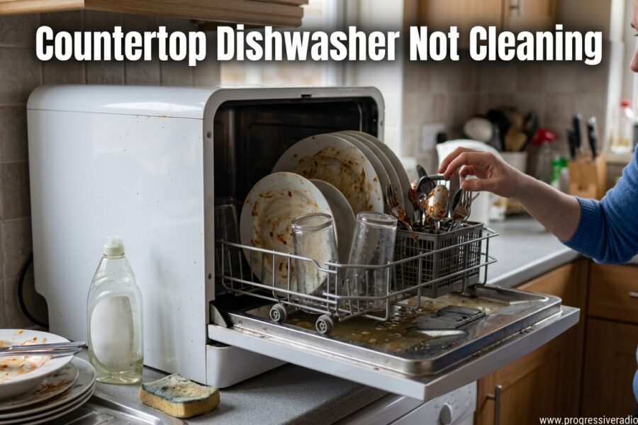 Countertop Dishwasher Not Cleaning