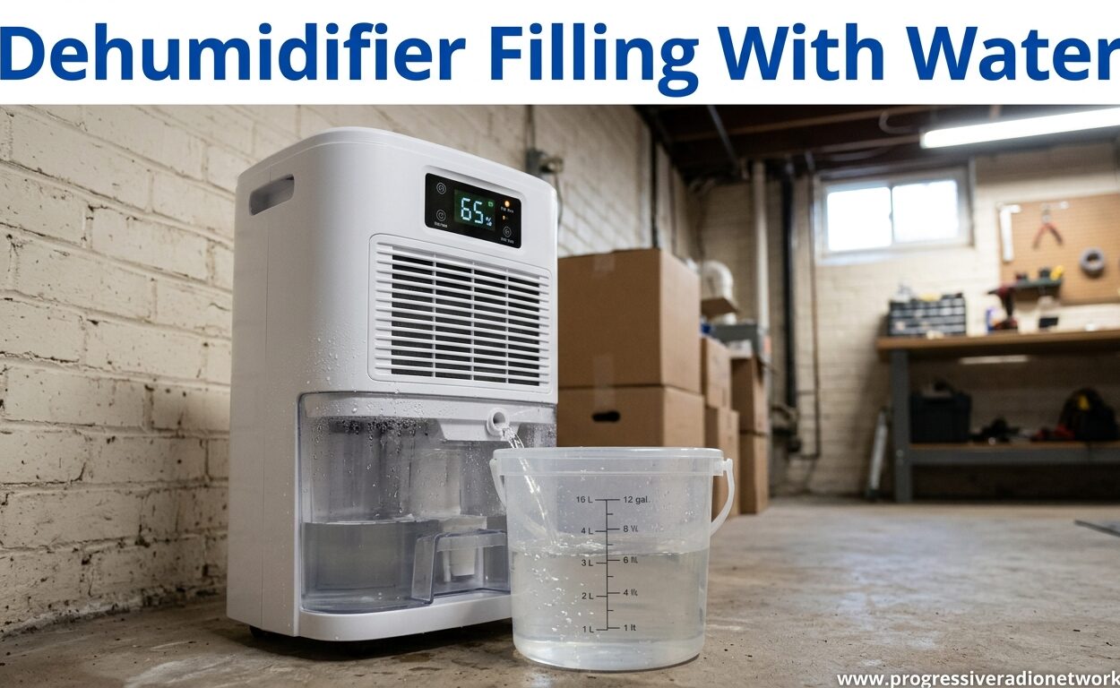 Dehumidifier Filling With Water