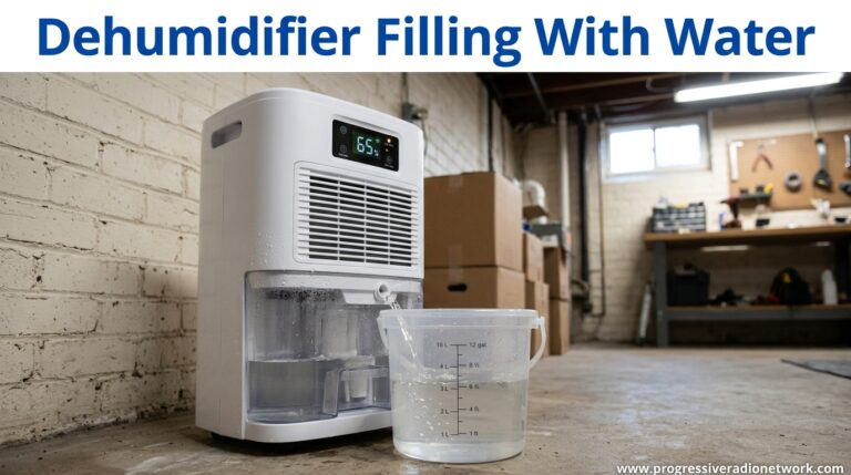 Dehumidifier Filling With Water