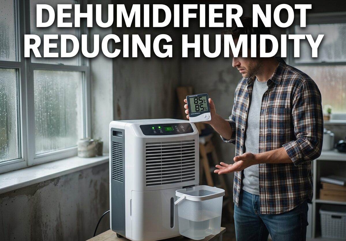 Dehumidifier Not Reducing Humidity