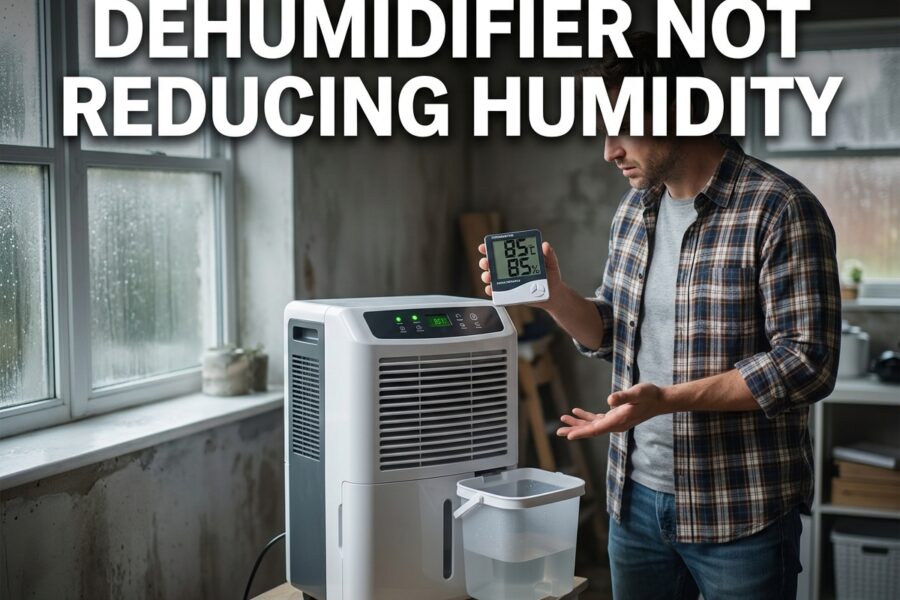 Dehumidifier Not Reducing Humidity