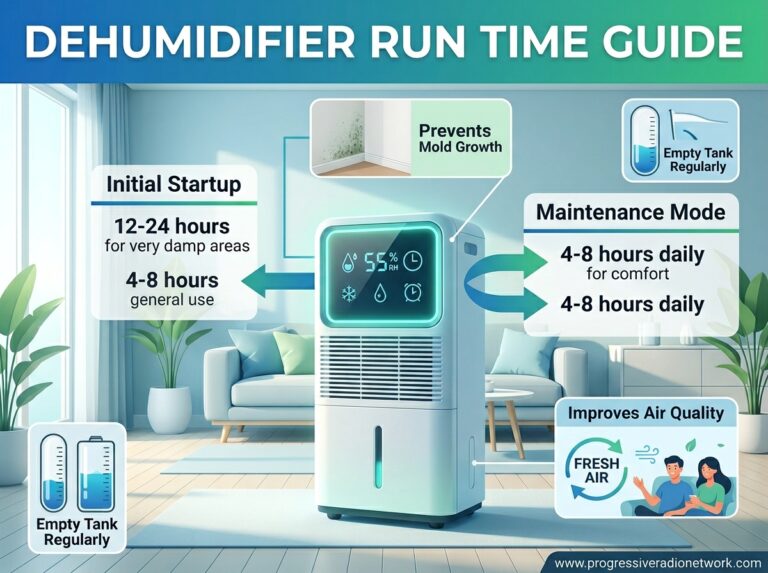 Dehumidifier Run Time Guide
