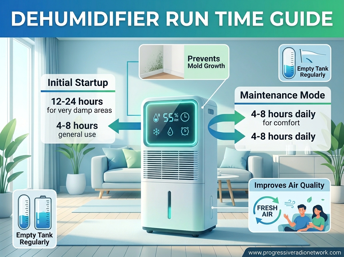 Dehumidifier Run Time Guide