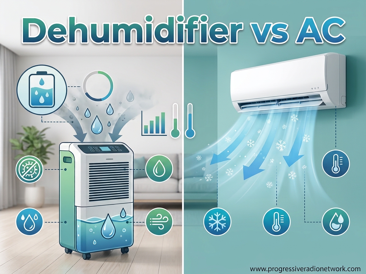 Dehumidifier vs AC
