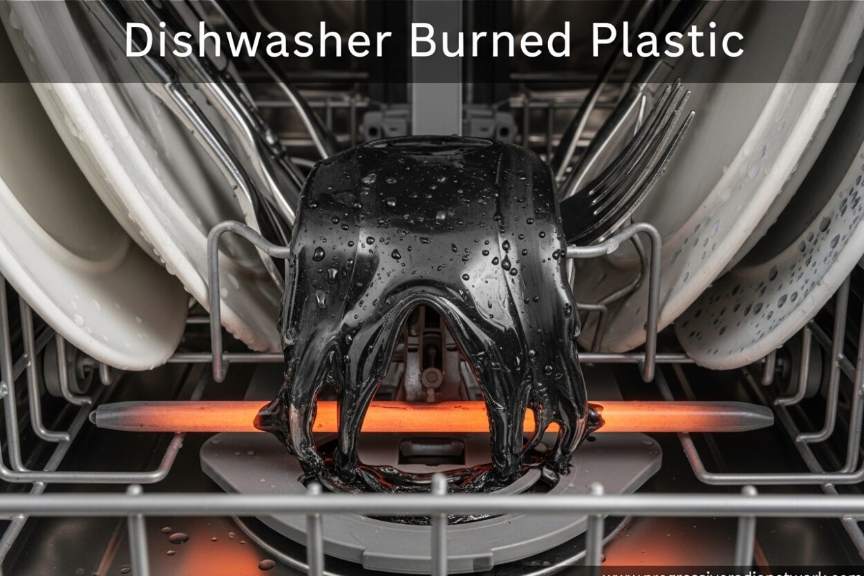 Dishwasher Burned Plastic