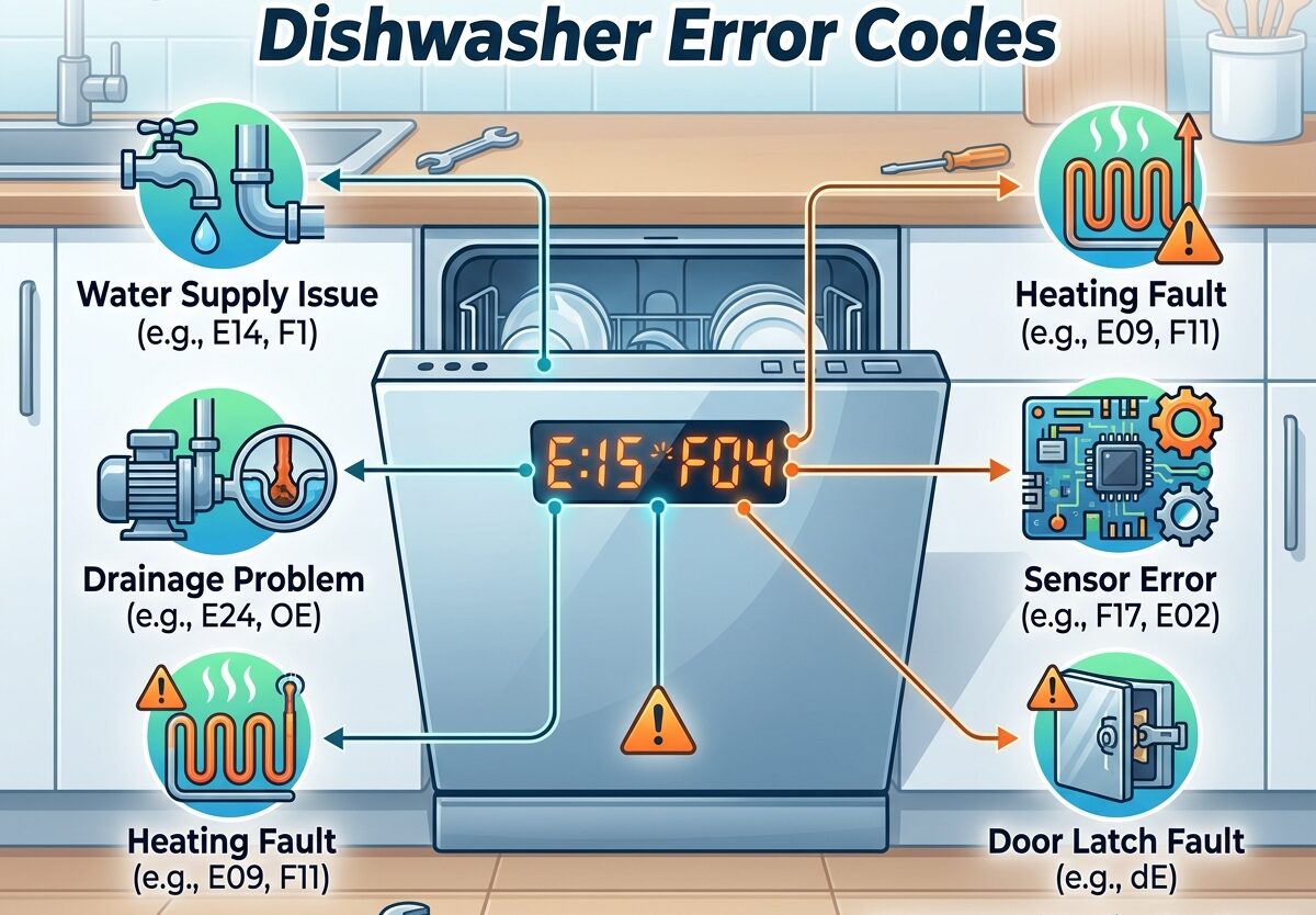 Dishwasher Error Codes