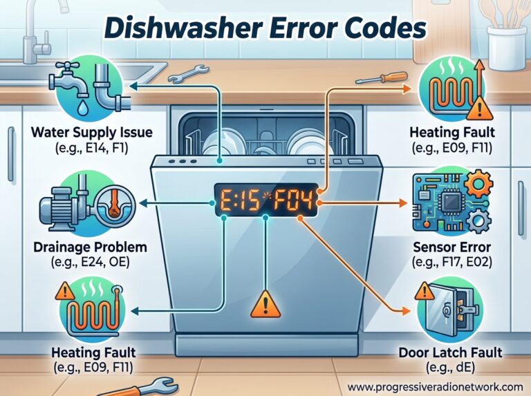 Dishwasher Error Codes