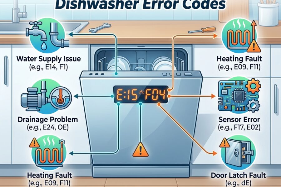 Dishwasher Error Codes