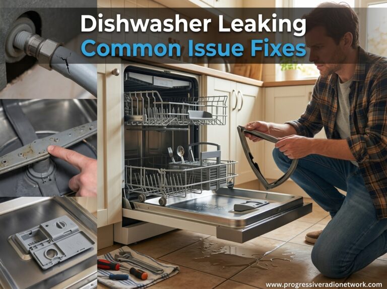 Dishwasher Leaking Common Issue Fixes