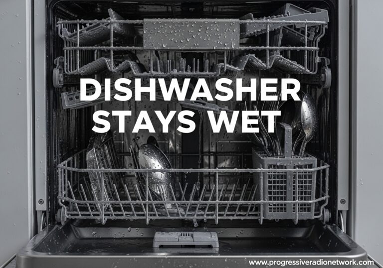 Dishwasher Stays Wet