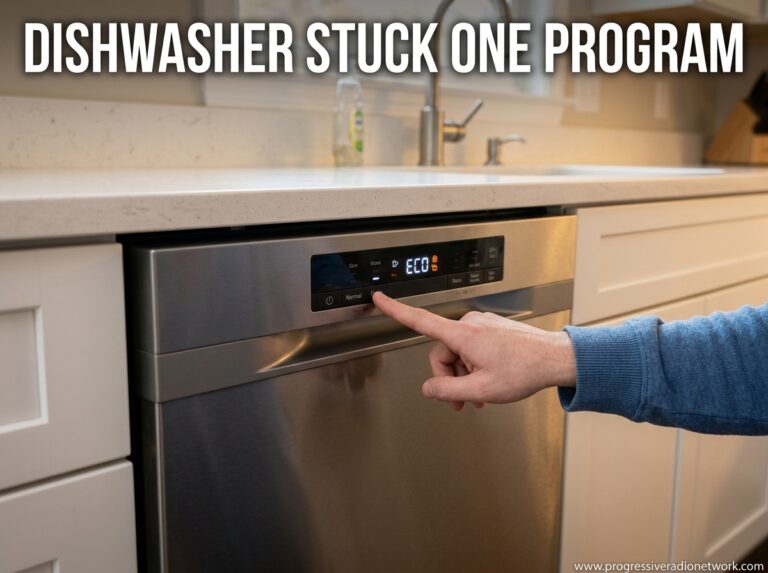 Dishwasher Stuck One Program