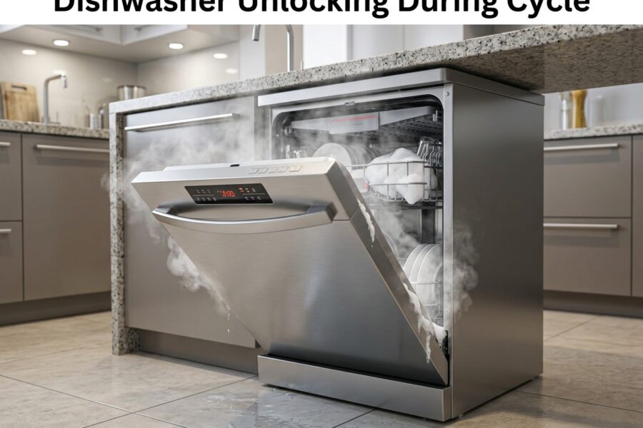 Dishwasher Unlocking During Cycle