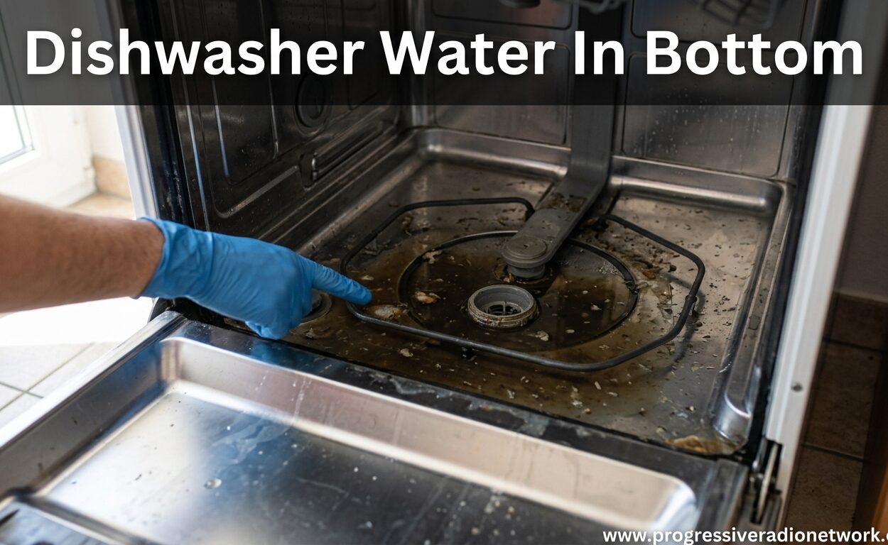 Dishwasher Water In Bottom