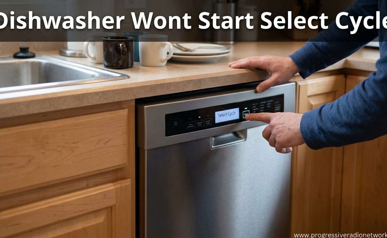 Dishwasher Wont Start Select Cycle