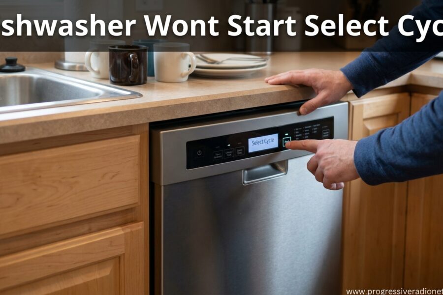 Dishwasher Wont Start Select Cycle