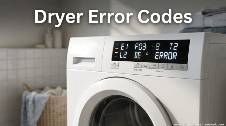 Dryer Error Codes
