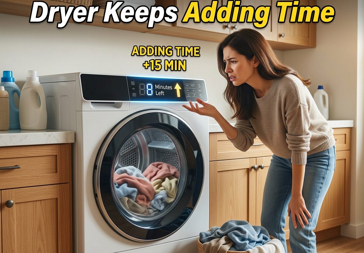 Dryer Keeps Adding Time