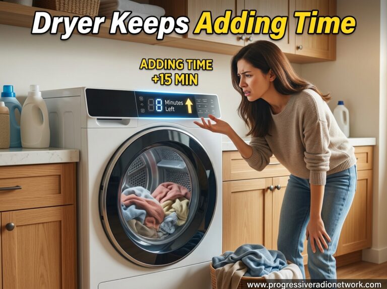 Dryer Keeps Adding Time