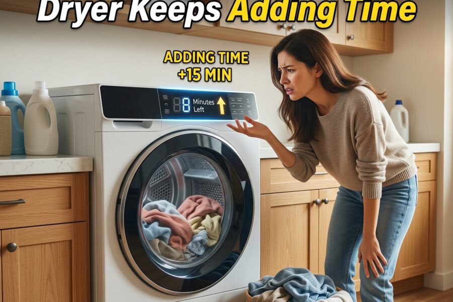 Dryer Keeps Adding Time