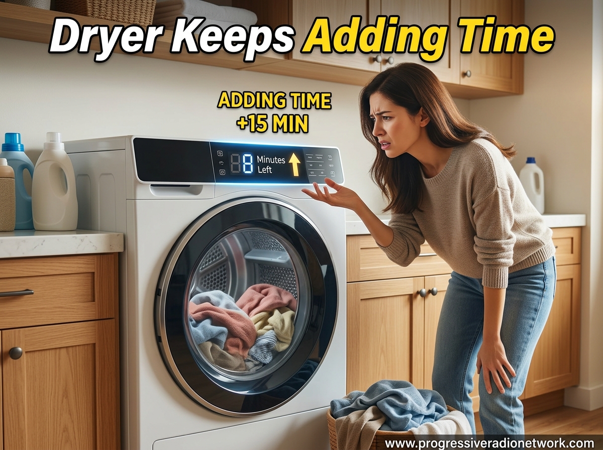 Dryer Keeps Adding Time