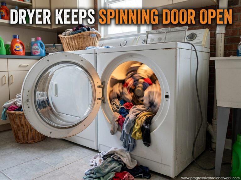 Dryer Keeps Spinning Door Open