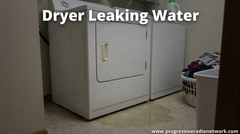 Dryer Leaking Water