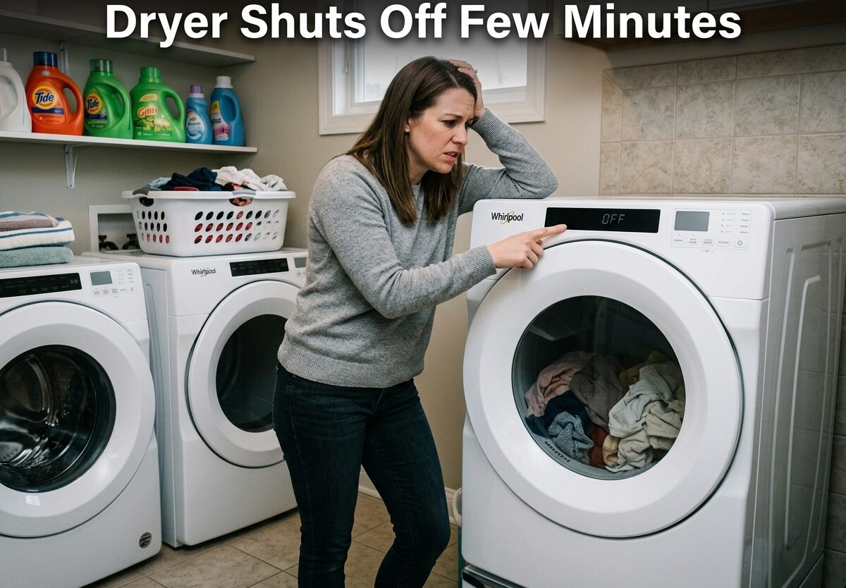 Dryer Shuts Off Few Minutes