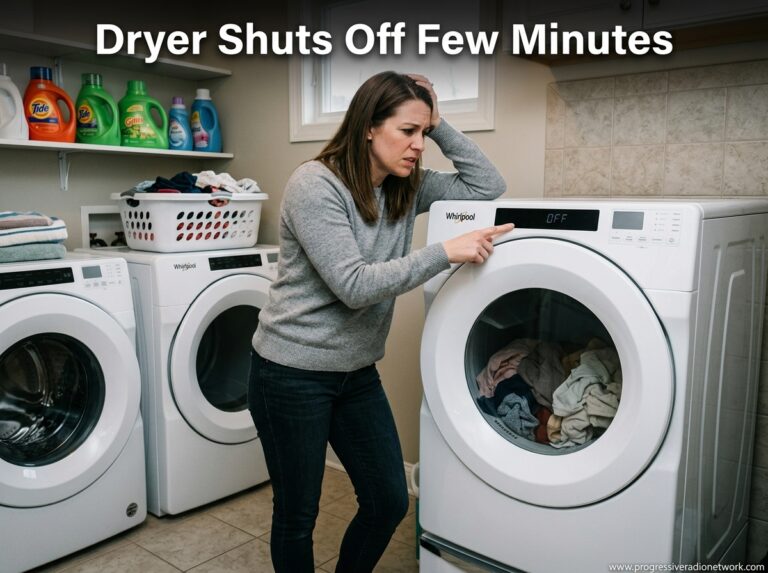 Dryer Shuts Off Few Minutes