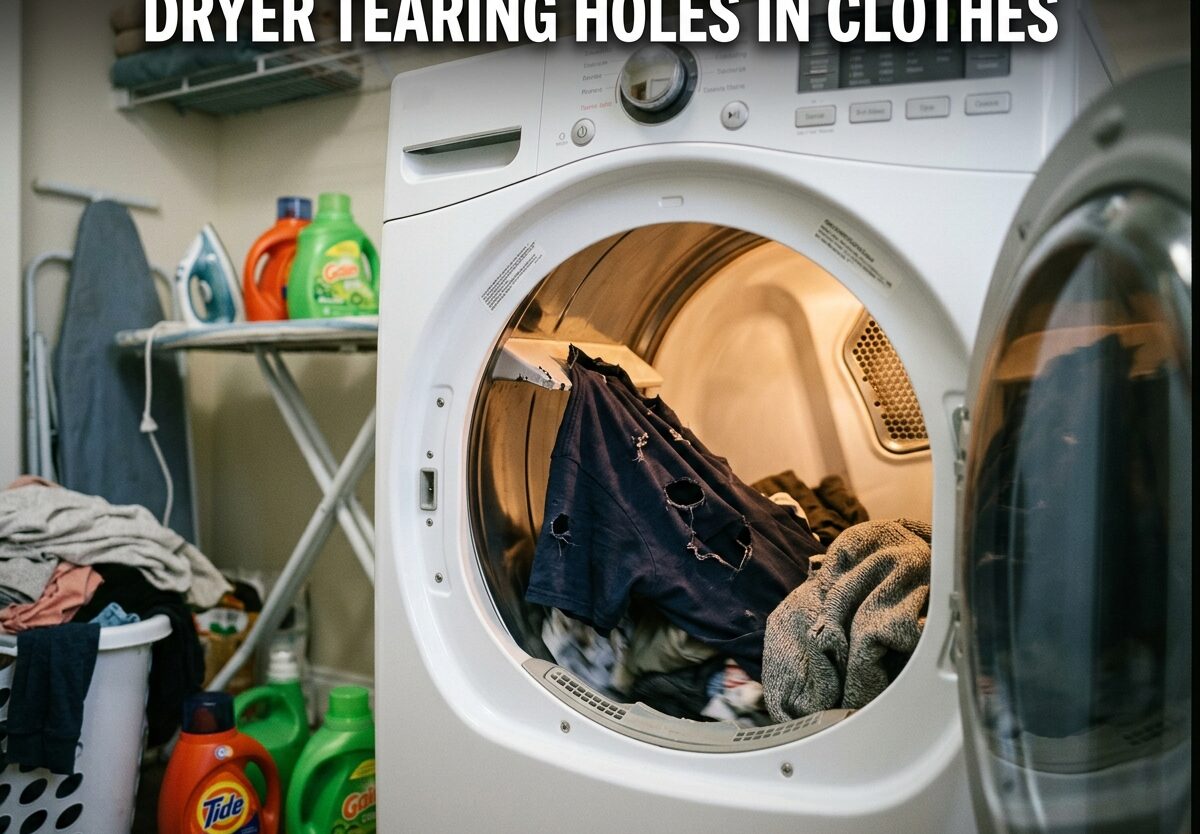 Dryer Tearing Holes In Clothes