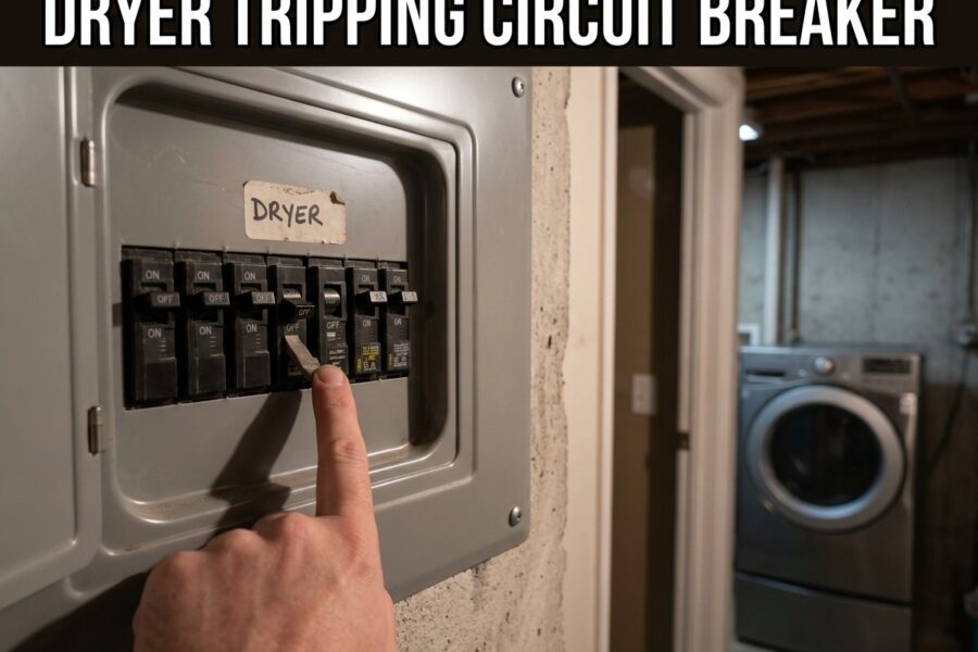 Dryer Tripping Circuit Breaker
