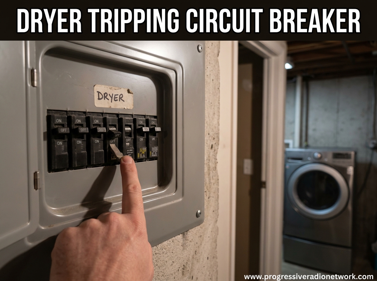 Dryer Tripping Circuit Breaker