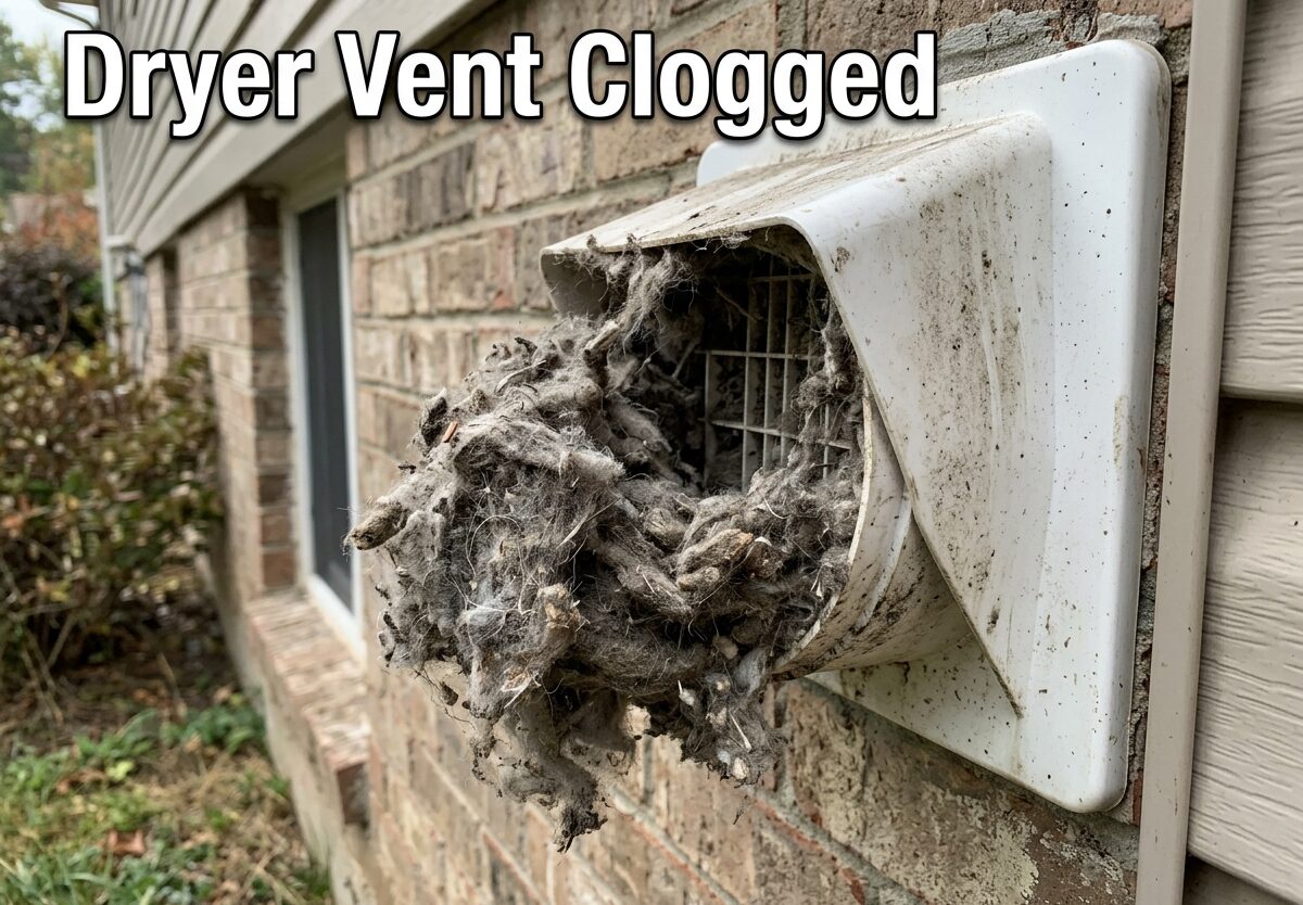 Dryer Vent Clogged