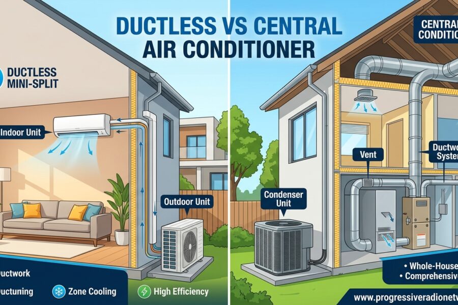 Ductless Vs Central Air Conditioner