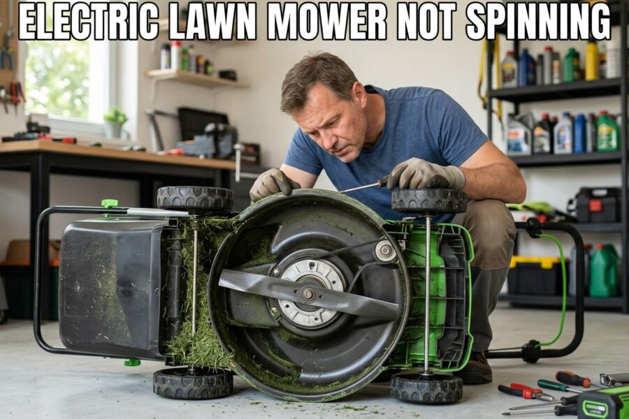 Electric Lawn Mower Not Spinning