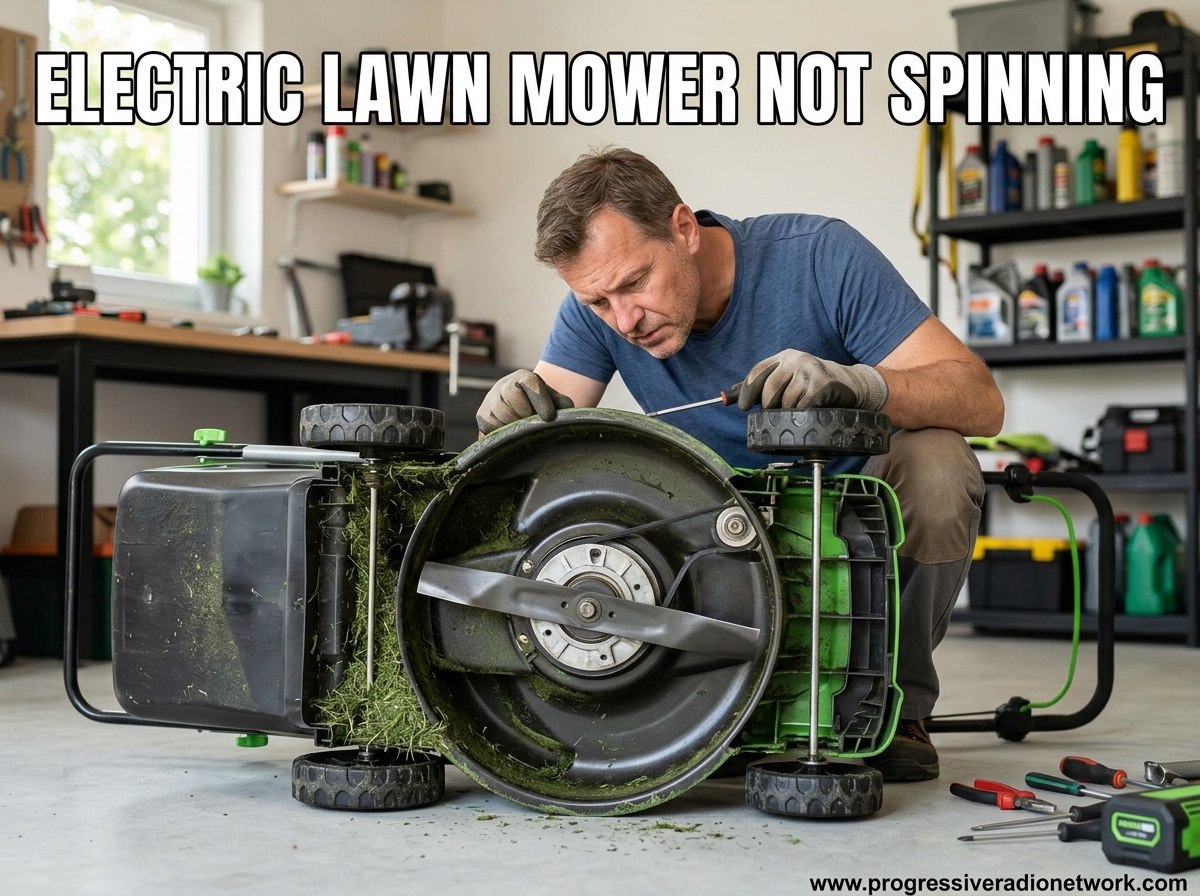 Electric Lawn Mower Not Spinning