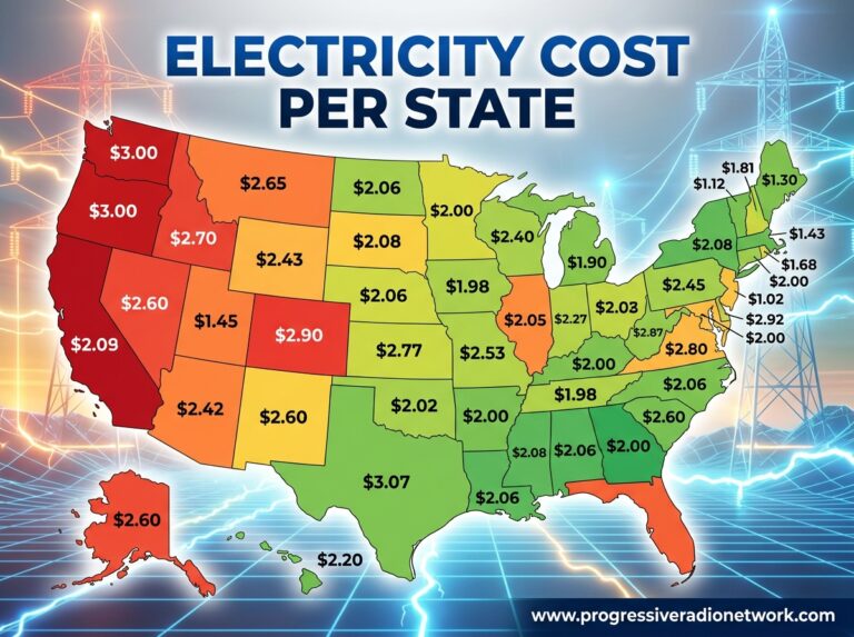 Electricity Cost Per State