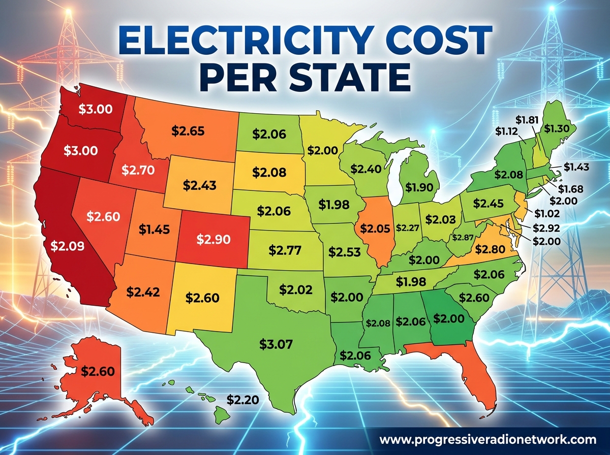 Electricity Cost Per State