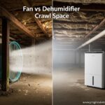 Fan vs Dehumidifier Crawl Space