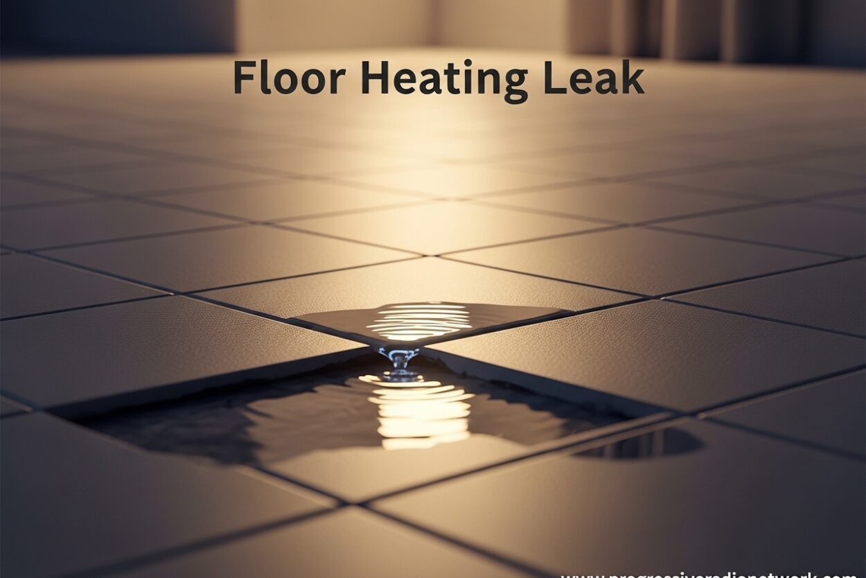 Floor Heating Leak