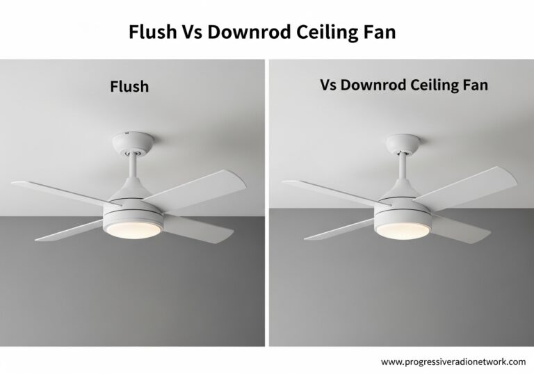 Flush Vs Downrod Ceiling Fan