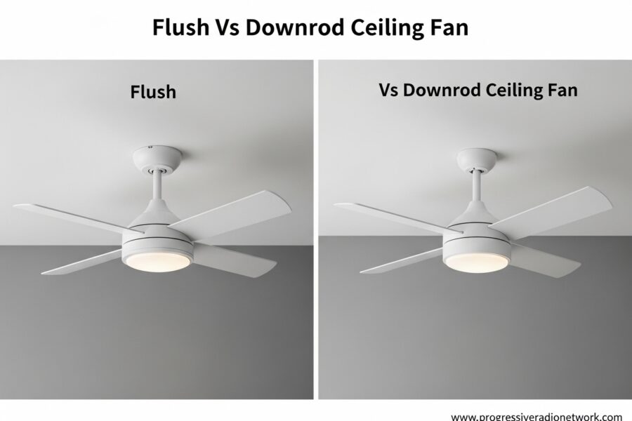Flush Vs Downrod Ceiling Fan