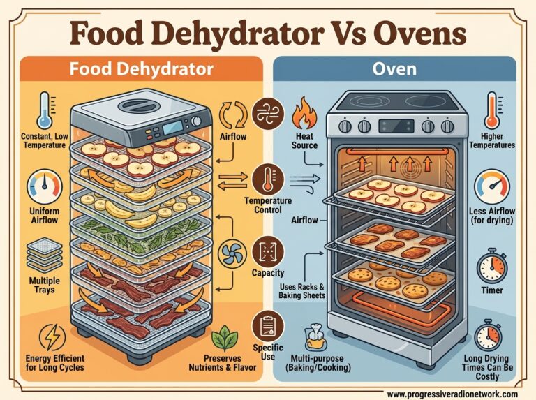 Food Dehydrator Vs Ovens