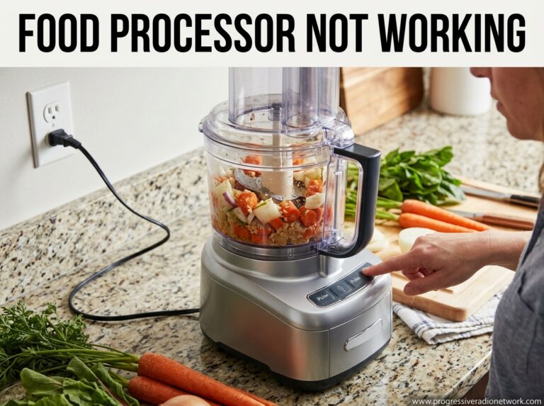 Food Processor Not Working