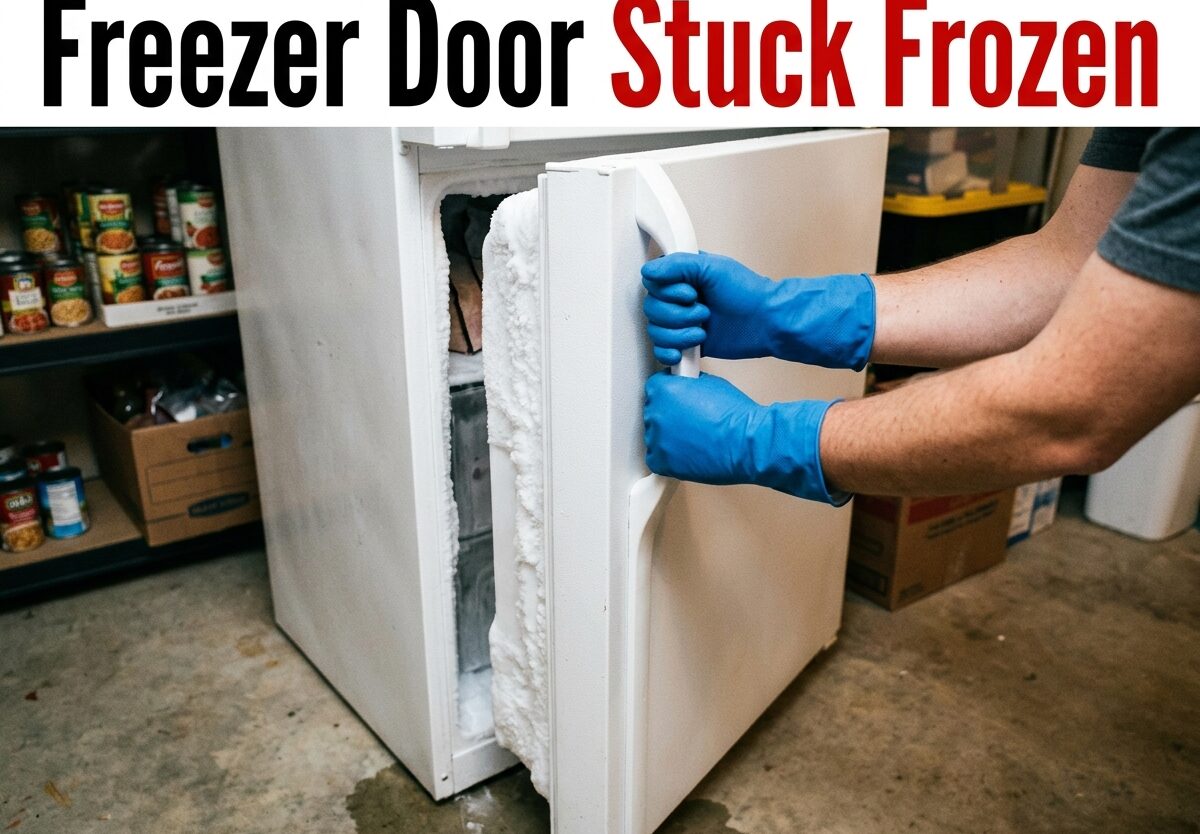 Freezer Door Stuck Frozen