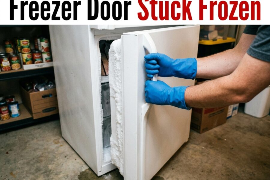 Freezer Door Stuck Frozen