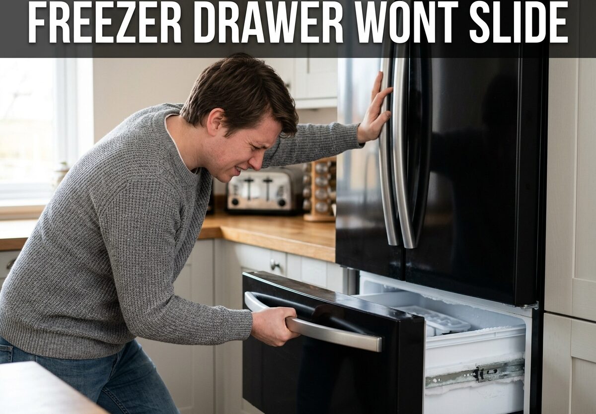 Freezer Drawer Wont Slide