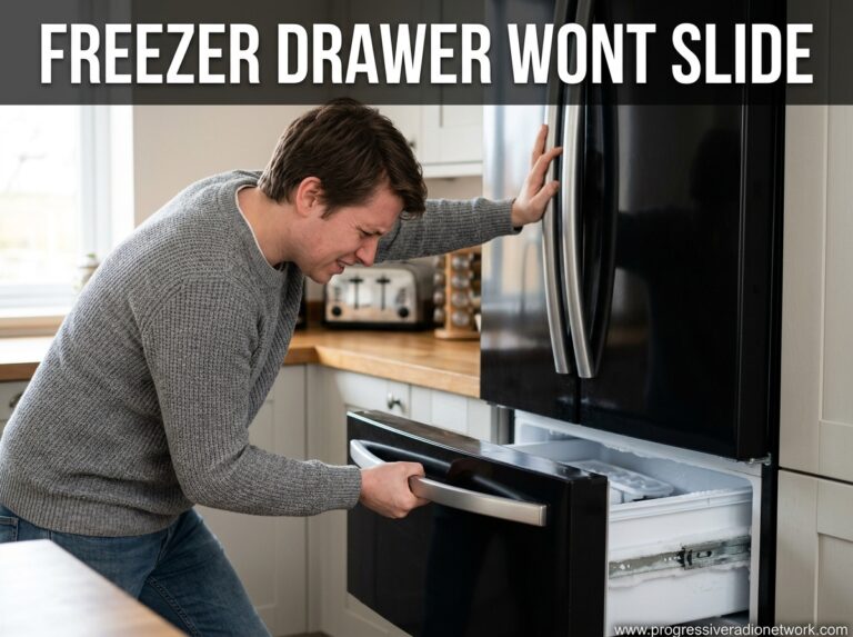 Freezer Drawer Wont Slide